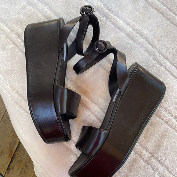 Prada platform sandals 39 1/2 - Picture 3 of 6